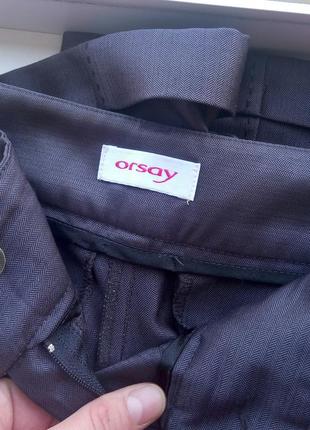 Стильные классические серые брюки orsay, s размер5 фото
