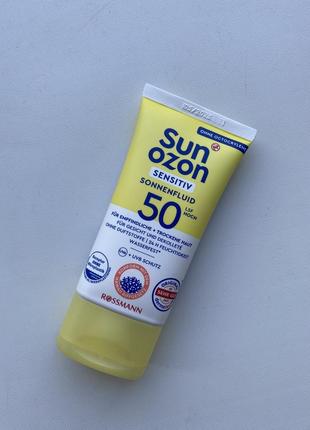 Сонцезахисний крем spf 50 для чутливої шкіри