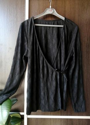 Шикарная, тонкая, мягенькая новая блуза блузка на запах. tu3 фото
