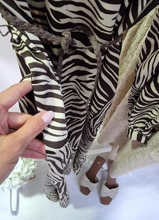 Платье макси в принт зебра 🦓 h&m6 фото