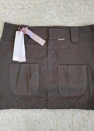 Стильная, удобная мини юбка юбка primo emporio, итальялия, р.44(m/l)