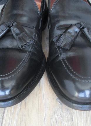 Allen edmonds grayson (41,5) кожаные туфли лоферы мужские ручной работы7 фото