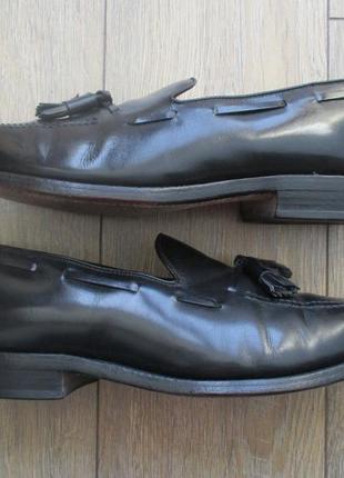 Allen edmonds grayson (41,5) кожаные туфли лоферы мужские ручной работы3 фото