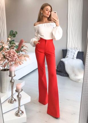 Модные брюки клеш