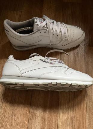 Мужские кроссовки reebok classic leather5 фото