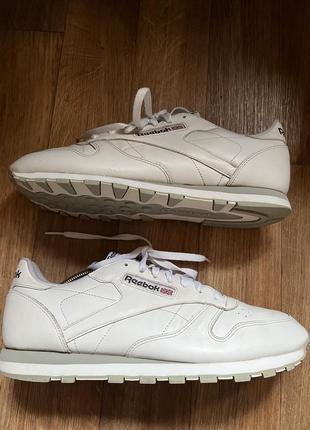 Мужские кроссовки reebok classic leather4 фото