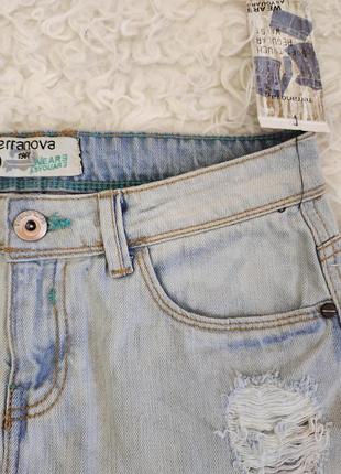 Стильная джинсовая мини юбка terranova, р.s3 фото
