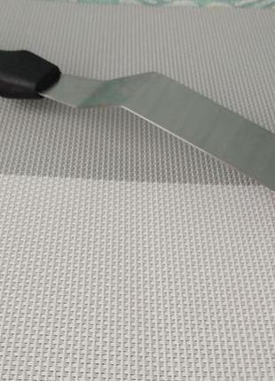 Шпатель кондитерський вигнутий| кондитерский нож | шпатель|2 фото