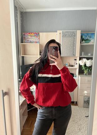Червона кофта Pull And Bear свитшот