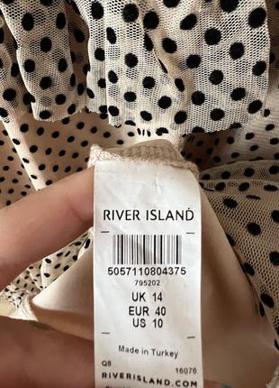 Блуза в горошек river island6 фото