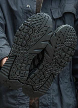 Кроссовки adidas nite jogger boost core black x cordura5 фото