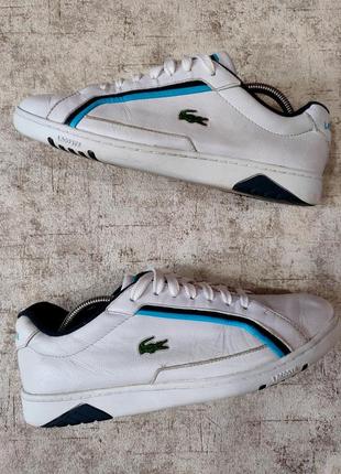 Кроссовки lacoste deviation 3 оригинал кожаные лакоста кеды