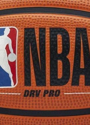 Мяч баскетбольный wilson nba drv pro bskt размер 7 резиновый для игры на улице (wtb9100xb07)6 фото