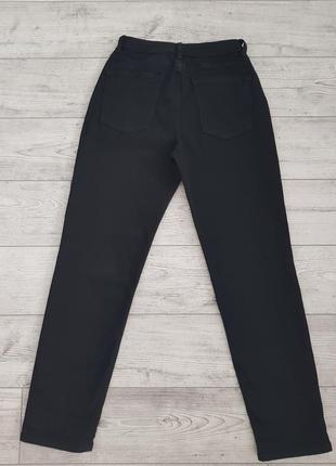 Базовые черные мам джинсы2 фото