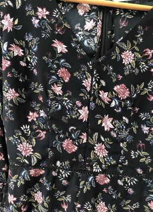 Комбинезон шорты цветочный принт4 фото