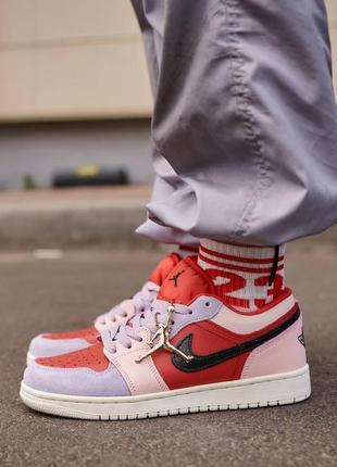 Кроссовки NIKE AIR JORDAN XXXV SP-TP PF CENTER OF THE EARTH GLACIER GREY LASER CRIMSON-BLACK retro 1