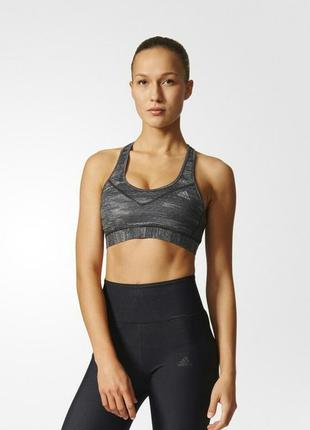 Спортивний бюстгальтер бра топ кроп adidas techfit  bra ak02381 фото