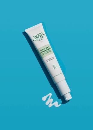 Mario badescu mineral sunscreen spf30 мінеральний санскрін spf30, 42 мл