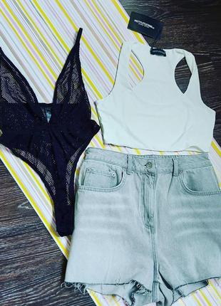 Топ боди шорты
