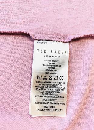 Шикарная пудровая футболка ted baker5 фото