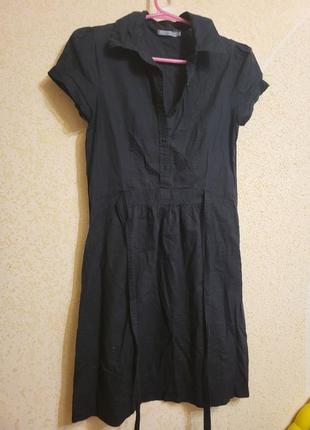 Сукня міді плаття сорочка бавовна платье рубашка миди6 фото