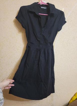 Сукня міді плаття сорочка бавовна платье рубашка миди2 фото