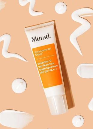 Murad essential-c day moisture broad spectrum spf 30 pa++ зволожуючий сонцезахисний крем для обличчя2 фото