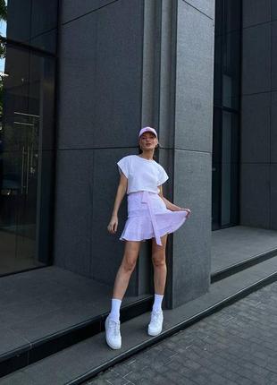 Женская летняя удобная повседневная стильная модная классная классическая классическая деловая яркая трендовая юбка юбка мини качественная белая