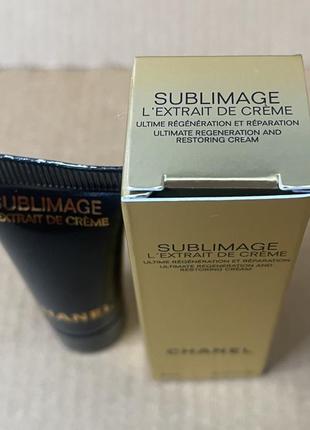 Chanel sublimage l`extrait de creme крем-екстракт для регенрації та відновлення шкіри 5ml3 фото