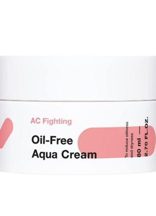Безмасляний зволожуючий гель-крем tiam ac fighting oil-free aqua cream 80ml1 фото