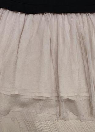 Классное платье, свитшот + юбка из фатина, tu, р. 116/1224 фото