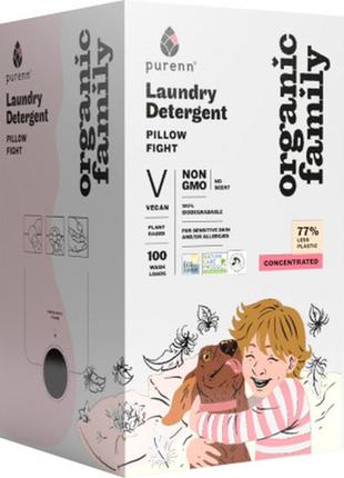 Гель для стирки purenn organic family pillow flight для чувствительной кожи склонной к аллергии