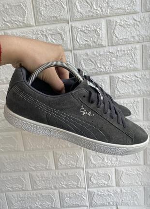 Чоловічі кросівки puma clyde, кроси, для міста, замш3 фото