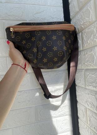 Бананка louis vuitton, сумочка луи виттон, через плечо, на пояс2 фото