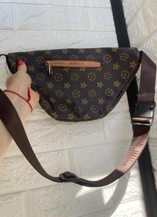 Бананка louis vuitton, сумочка луи виттон, через плечо, на пояс4 фото