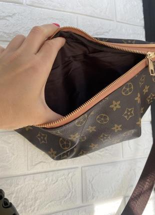 Бананка louis vuitton, сумочка луи виттон, через плечо, на пояс5 фото