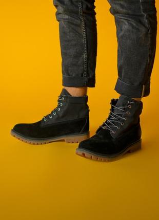 Ботинки timberland military black6 фото