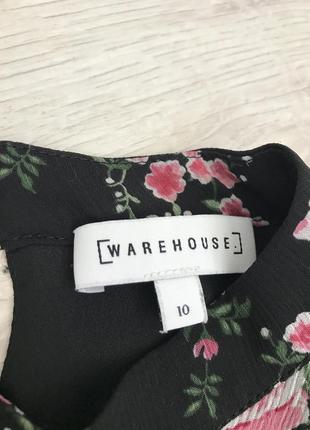 Шифонова блуза у квітковий принт warehouse5 фото