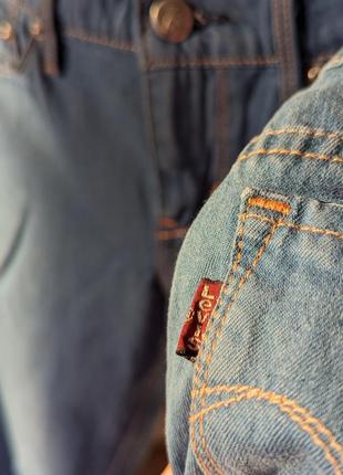 ❤️ нові! levis 🔥100% котонові джинси брендові скіні класичні темно-сині штани для дуже худих!😱👖7 фото