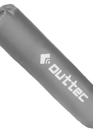 Самонадувающийся коврик outtec с подушкой серый7 фото