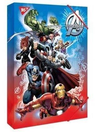 Папка для праці "yes" 491905 картонна а4 "marvel.avengers", шт1 фото