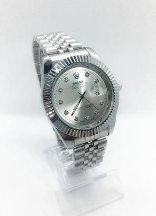Наручний годинник чоловічий сріблястий (код: ibw263s )