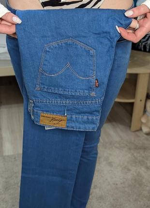 ❤️нові! levis 🔥100% котонові джинси базові скіні класичні темно-сині штани для дуже худих!😱👖3 фото