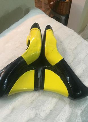 Веселые туфельки под ретро фирмы paola  conte 39 разм каблук 9см2 фото