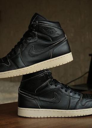 Чоловічі кросівки air jordan 1 retro high premium "black desert sand"