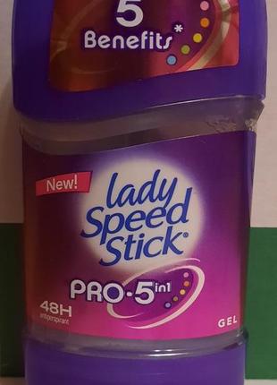 Антиперспирант гелевый - lady speed stick pro-5, 65 г