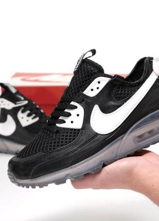 Мужские кроссовки nike air max 90 terrascape black white 41-42-43-44-456 фото