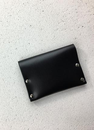 Міні гаманець з натуральної шкіри, мини-кошелек, hand made.2 фото