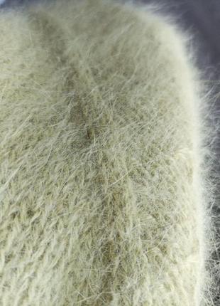 Вязаный свитер ангора кролик ручная работа2 фото