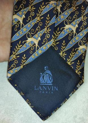 Чудесный шелковый галстук франция, lanvin5 фото